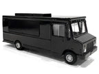 Food Truck Plain Black 1/64 Diecast Model by American Diorama-1