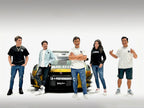 "Team Liberty Walk" 5 piece Figure Set for 1/18 Scale Models by American Diorama-1