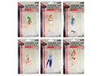 "Cosplay Girls" 6 piece Figure Set for 1/18 Scale Models by American Diorama-1