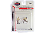 "4X4 Mechanics" 2 Piece Diecast Figure Set 2 for 1/43 Scale Models by American Diorama-2