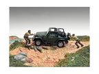 "4X4 Mechanics" 2 Piece Diecast Figure Set 3 for 1/43 Scale Models by American Diorama-0
