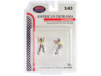 "4X4 Mechanics" 2 Piece Diecast Figure Set 3 for 1/43 Scale Models by American Diorama-3
