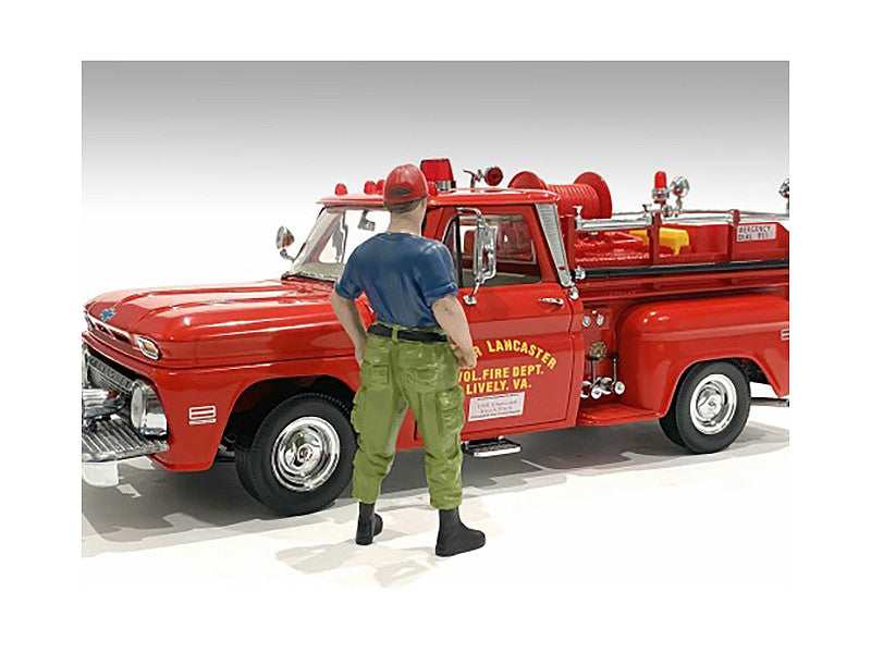"Firefighters" Off Duty Figure for 1/18 Scale Models by American Diorama-1