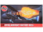 Level 2 Model Kit Royal Aircraft Factory BE2c Aircraft with 2 Scheme Options 1/72 Scale Plastic Model Kit by Airfix-0