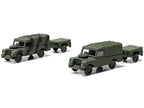 Level 2 Model Kit Land Rover LWB (Hard Top) Truck and Trailer with 2 Scheme Options 1/76 Scale Plastic Model Kit by Airfix-3