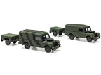 Level 2 Model Kit Land Rover LWB (Hard Top) Truck and Trailer with 2 Scheme Options 1/76 Scale Plastic Model Kit by Airfix-4