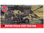 Level 1 Model Kit British 105mm Light Field Gun with 3 Scheme Options 1/76 Scale Plastic Model Kit by Airfix-0