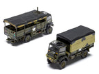 Level 2 Model Kit WWII 3-Ton General Service and Troop Trucks 1/76 Plastic Model Kit by Airfix-3