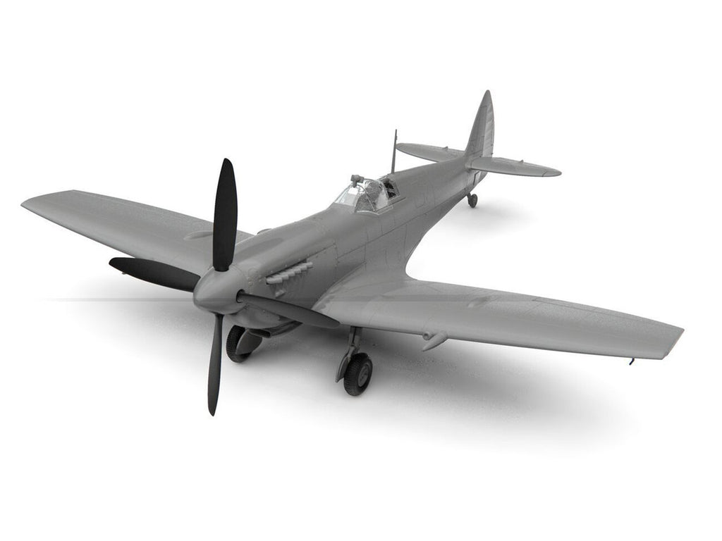 Level 2 Model Kit Supermarine Spitfire Mk.IXe Fighter Aircraft with 3 Scheme Options 1/48 Plastic Model Kit by Airfix-3