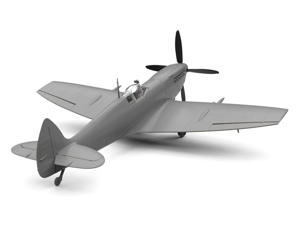 Level 2 Model Kit Supermarine Spitfire Mk.IXe Fighter Aircraft with 3 Scheme Options 1/48 Plastic Model Kit by Airfix-4