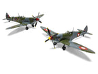 Level 2 Model Kit Supermarine Spitfire Mk.IXe Fighter Aircraft with 3 Scheme Options 1/48 Plastic Model Kit by Airfix-2