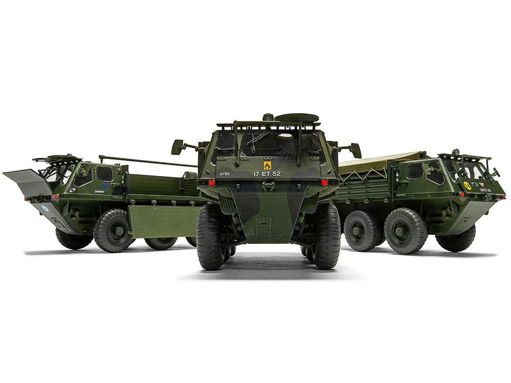 Level 3 Model Kit Alvis FV622 Stalwart Mk.2 Military Truck with 3 Scheme Options 1/35 Scale Plastic Model Kit by Airfix-3