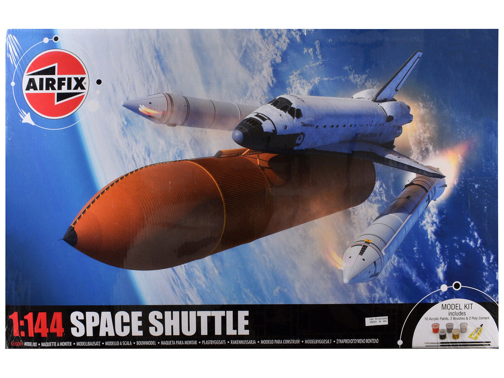 Level 3 Model Kit NASA Discovery Space Shuttle Gift Set 1/144 Plastic Model Kit by Airfix-0