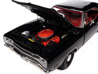 1969 Dodge Coronet Super Bee "Muscle Car & Corvette Nationals" (MCACN) Black with Red Interior "American Muscle" Series 1/18 Diecast Model Car by Auto World-2