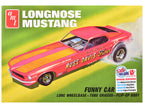 Skill 2 Model Kit 1969 Ford Mustang Longnose Funny Car "Gas Ronda" 1/25 Scale Model by AMT-3