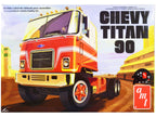 Skill 3 Model Kit Chevrolet Titan 90 Tractor Truck 1/25 Scale Model by AMT-0