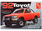 Skill 2 Model Kit 1992 Toyota 4x4 Pickup Truck (2023) 1/20 Scale Model by AMT-0