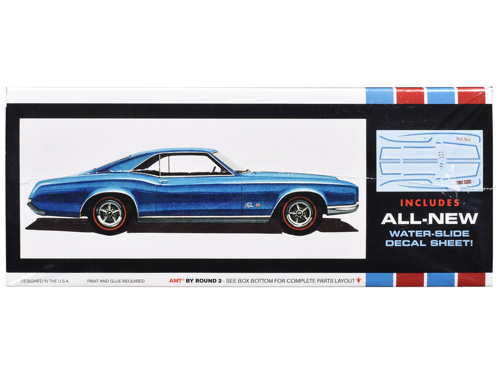 Skill 2 Model Kit 1966 Buick Riviera GS 1/25 Scale Model by AMT-0