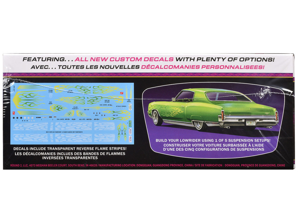 Skill 2 Model Kit 1970 Chevrolet Monte Carlo Lowrider "Kustom Kruisers" 1/25 Scale Model by AMT-2