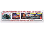 Skill 3 Model Kit Kenworth Aerodyne Cabover Truck Tractor 1/25 Scale Model by AMT-1