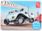 Skill 2 Model Kit 1933 Willys Gasser "Ohio George" with Collectible Tin Packaging 1/25 Scale Model by AMT-3
