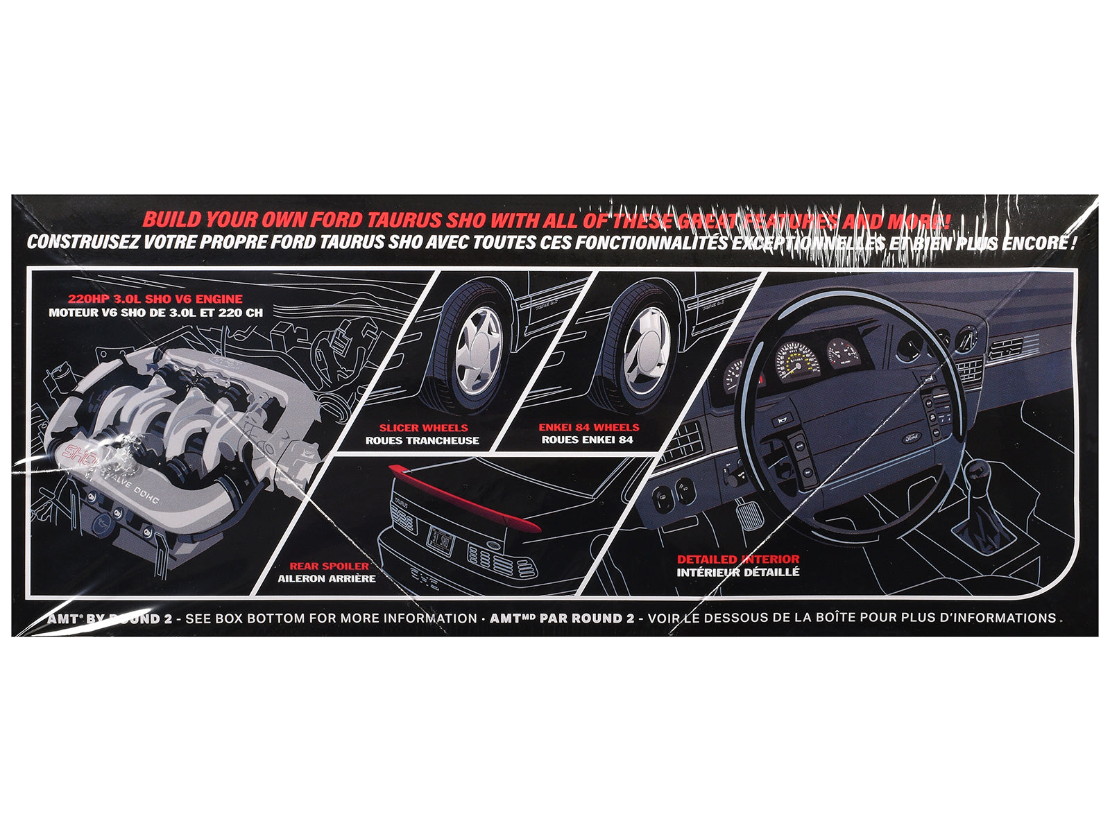 Skill 2 Model Kit 1991 Ford Taurus SHO 1/25 Scale Model by AMT