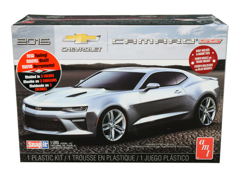 Skill 1 Snap Model Kit 2016 Chevrolet Camaro SS 1/25 Scale Model by AMT-0