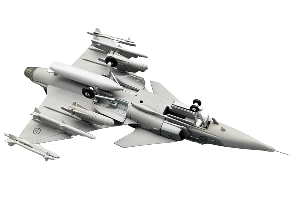 Saab JAS 39A Gripen Fighter Aircraft "17 Wing 60th Anniversary Livery Ronneby Air Show" (2004) Swedish Air Force 1/72 Diecast Model Airplane by Aviation 72