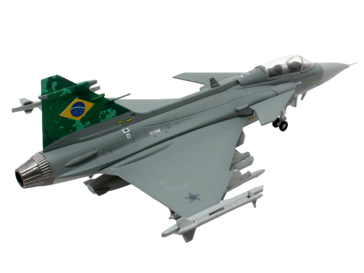 Saab JAS 39E Gripen Fighter Aircraft "Brazilian Air Force" 1/72 Diecast Model Airplane by Aviation 72-3
