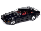 1983 Toyota Celica Supra Black with Red Interior "Import Legends" Series 1/64 Diecast Model Car by Auto World-0