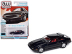 1983 Toyota Celica Supra Black with Red Interior "Import Legends" Series 1/64 Diecast Model Car by Auto World-2