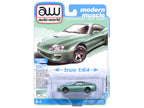 1998 Toyota Supra Caribbean Green Metallic "Modern Muscle" Series 1/64 Diecast Model Car by Auto World-1