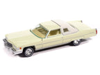 1976 Cadillac Coupe DeVille Phoenician Ivory "Luxury Cruisers" Series 1/64 Diecast Model Car by Auto World-1