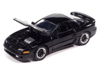 1993 Mitsubishi 3000GT VR-4 Albany Black Pearl "Import Legends" Series 1/64 Diecast Model Car by Auto World-2