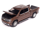 2019 Chevrolet Silverado High Country Pickup Truck Oakwood Brown Metallic "Muscle Trucks" Series 1/64 Diecast Model Car by Auto World-2