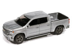 2019 Chevrolet Silverado High Country Pickup Truck Silver Ice Metallic "Muscle Trucks" Series 1/64 Diecast Model Car by Auto World-1