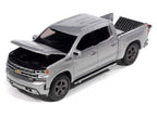 2019 Chevrolet Silverado High Country Pickup Truck Silver Ice Metallic "Muscle Trucks" Series 1/64 Diecast Model Car by Auto World-2