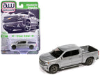 2019 Chevrolet Silverado High Country Pickup Truck Silver Ice Metallic "Muscle Trucks" Series 1/64 Diecast Model Car by Auto World-0