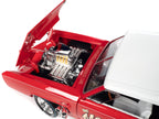Monkeemobile Red with White Top and Interior "The Monkees" with Four Monkees Figure Cutouts "Silver Screen Machines" Series 1/18 Diecast Model Car by Auto World-3