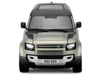 2022 Land Rover Defender 110 Green Metallic with Black Top and Sunroof 1/24 Diecast Model Car by Bburago-2