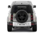2022 Land Rover Defender 110 Green Metallic with Black Top and Sunroof 1/24 Diecast Model Car by Bburago-3