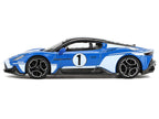 Maserati MC20 #1 Blue with White Stripes and Black Top "Maserati Performance Experience" 1/64 Diecast Model Car by BBR-1