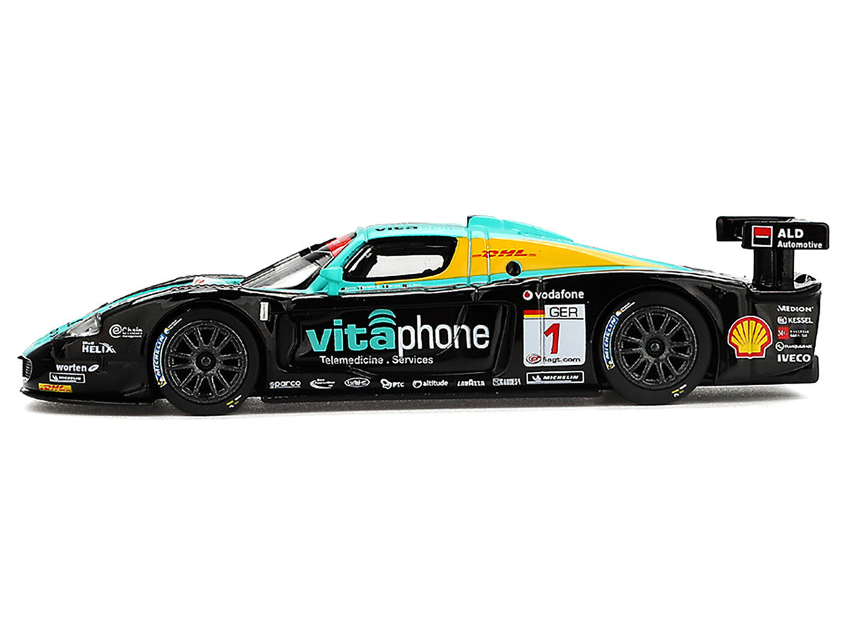 Maserati MC12 Competizione #1 Michael Bartels - Andrea Bertolini - Eric van de Poele - Stephane Sarrazin "Vitaphone Racing Team" Winner "24 Hours of Spa" (2008) 1/64 Diecast Model Car by BBR-1