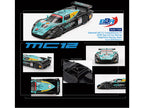 Maserati MC12 Competizione #1 Michael Bartels - Andrea Bertolini - Eric van de Poele - Stephane Sarrazin "Vitaphone Racing Team" Winner "24 Hours of Spa" (2008) 1/64 Diecast Model Car by BBR-2