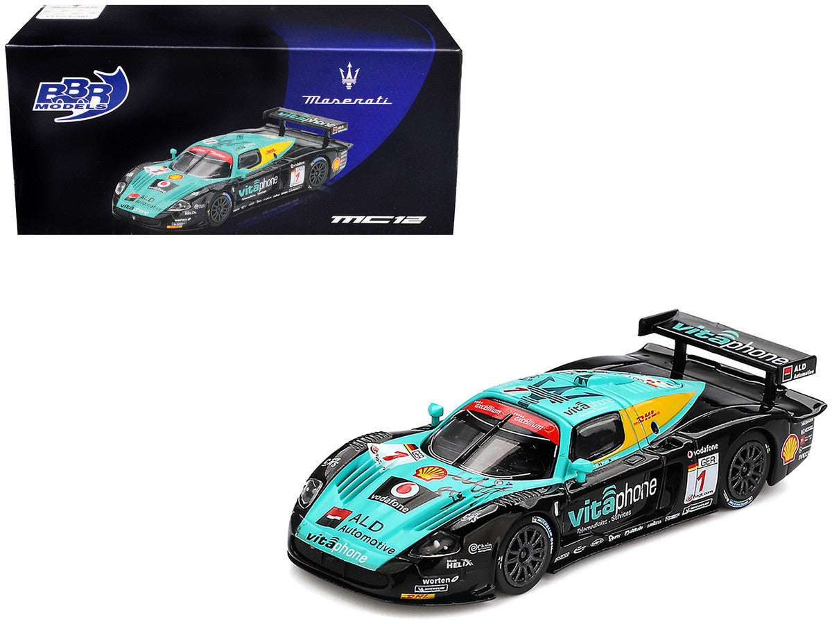 Maserati MC12 Competizione #1 Michael Bartels - Andrea Bertolini - Eric van de Poele - Stephane Sarrazin "Vitaphone Racing Team" Winner "24 Hours of Spa" (2008) 1/64 Diecast Model Car by BBR-3