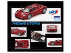 Pagani Utopia Dubai Red 1/64 Diecast Model Car by BBR-1