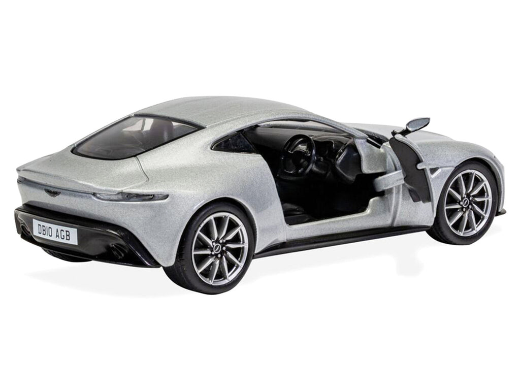 Aston Martin DB10 RHD (Right Hand Drive) Silver Metallic James Bond 007 "Spectre" (2015) Movie Diecast Model Car by Corgi-0