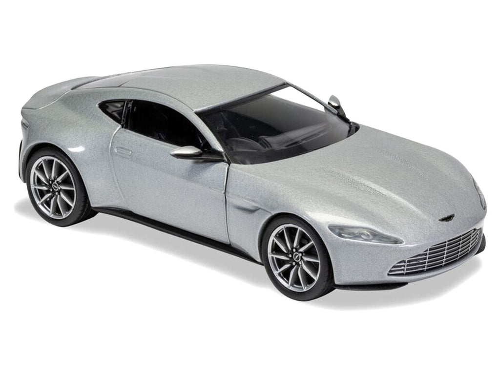 Aston Martin DB10 RHD (Right Hand Drive) Silver Metallic James Bond 007 "Spectre" (2015) Movie Diecast Model Car by Corgi-1