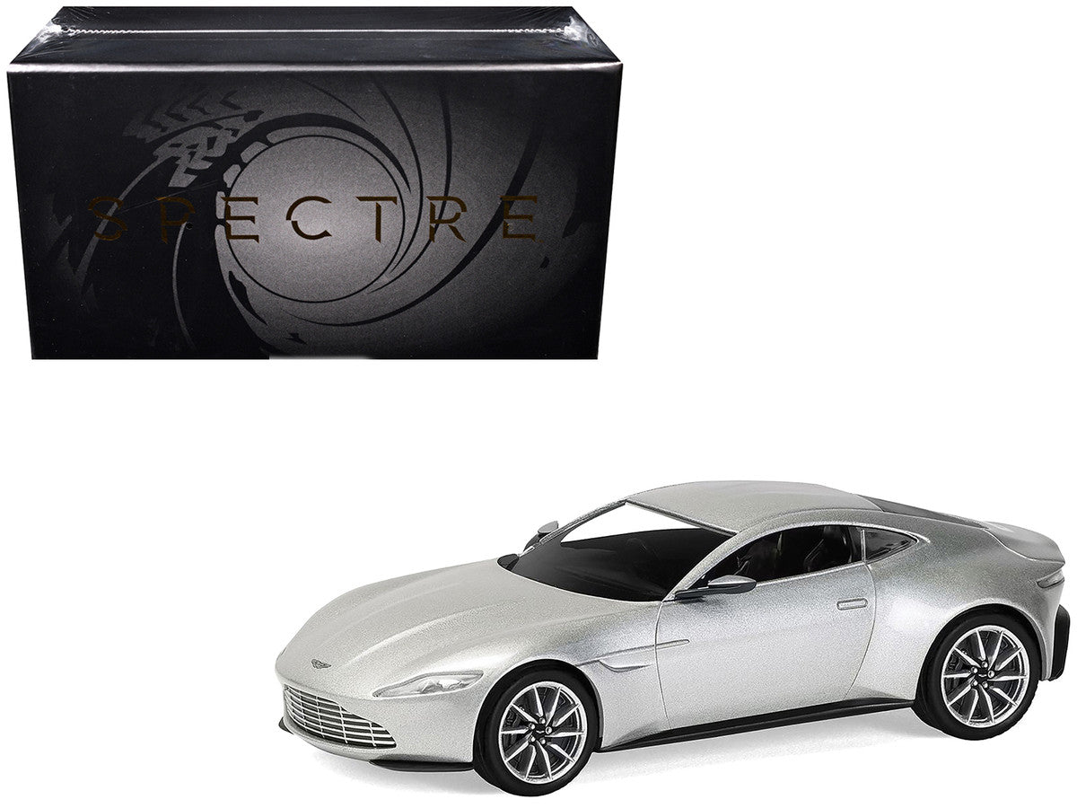 Aston Martin DB10 RHD (Right Hand Drive) Silver Metallic James Bond 007 "Spectre" (2015) Movie Diecast Model Car by Corgi-4