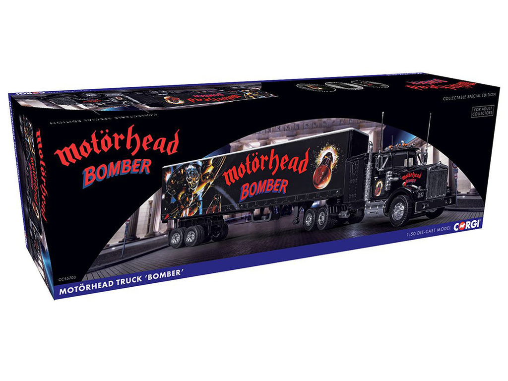 "Motorhead Bomber" Transport Truck Black 1/50 Diecast Model by Corgi-4